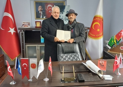 Cumhuriyetköy Muhtarımızı ziyaret ettik.