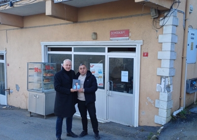 Paşamandra Muhtarımızı ziyaret ettik